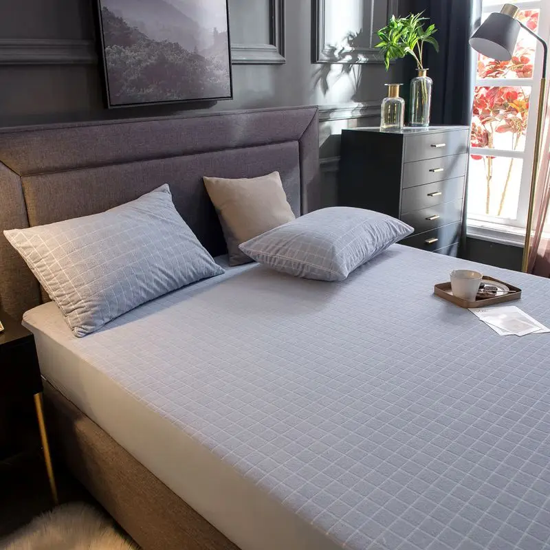 Чехол для кровати из махровой ткани стеганый чехол матраса водонепроницаемый с