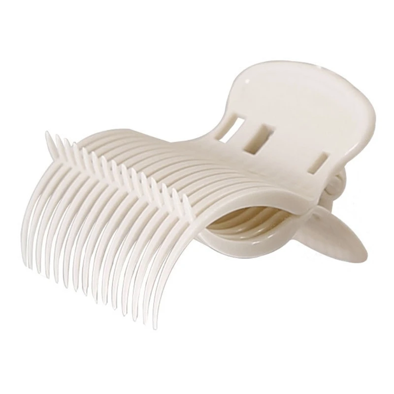 

E8BB 12pcs Hot Roller Hair Clip Insulation Claw Curler Replacement Clamp Styling Tool