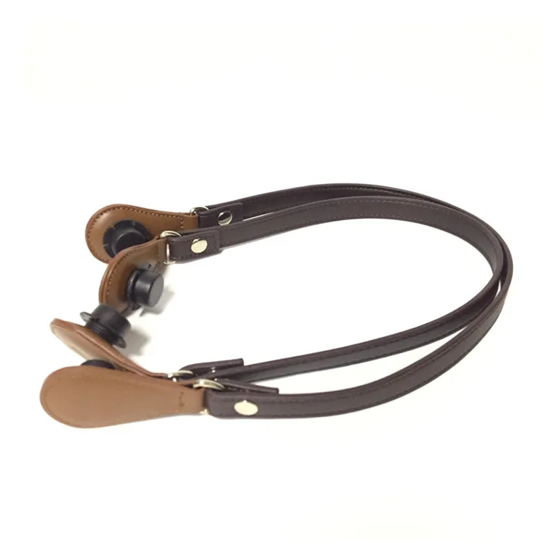 

Long Colorful Flat PU Belt Drops End With Different Color For Bag Handles EVA Women Bag Handbag