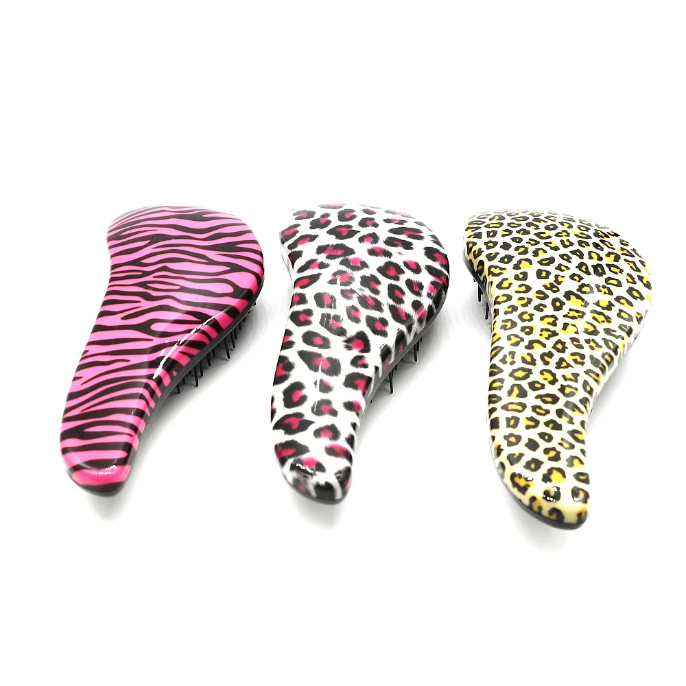 

Tangle Free Brush ABS Pattern Printing brush 3 colors, leoprad hair brush, magic brush for hair Wholesale price