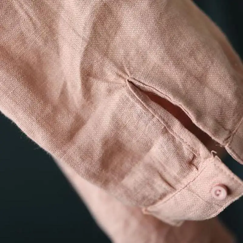 Johnature женские блузки рубашки для отдыха на пуговицах с отложным воротником