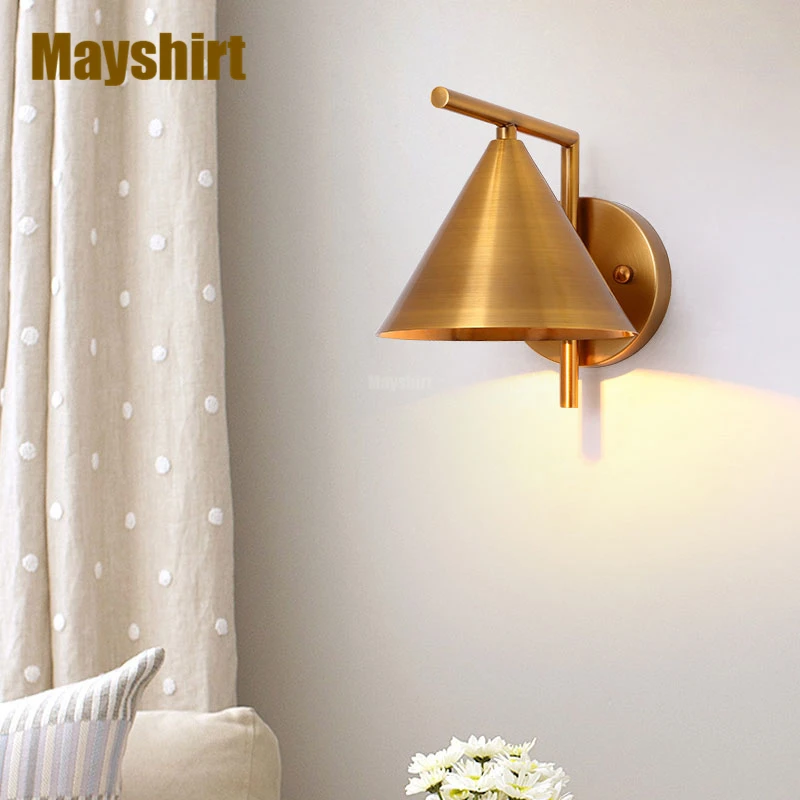 Vintage Wall Lamp Nordic Led Metal Sconce Light Fixtures Bathroom Bedroom Bedside Mirror Lights Home Industrial Decor | Лампы и