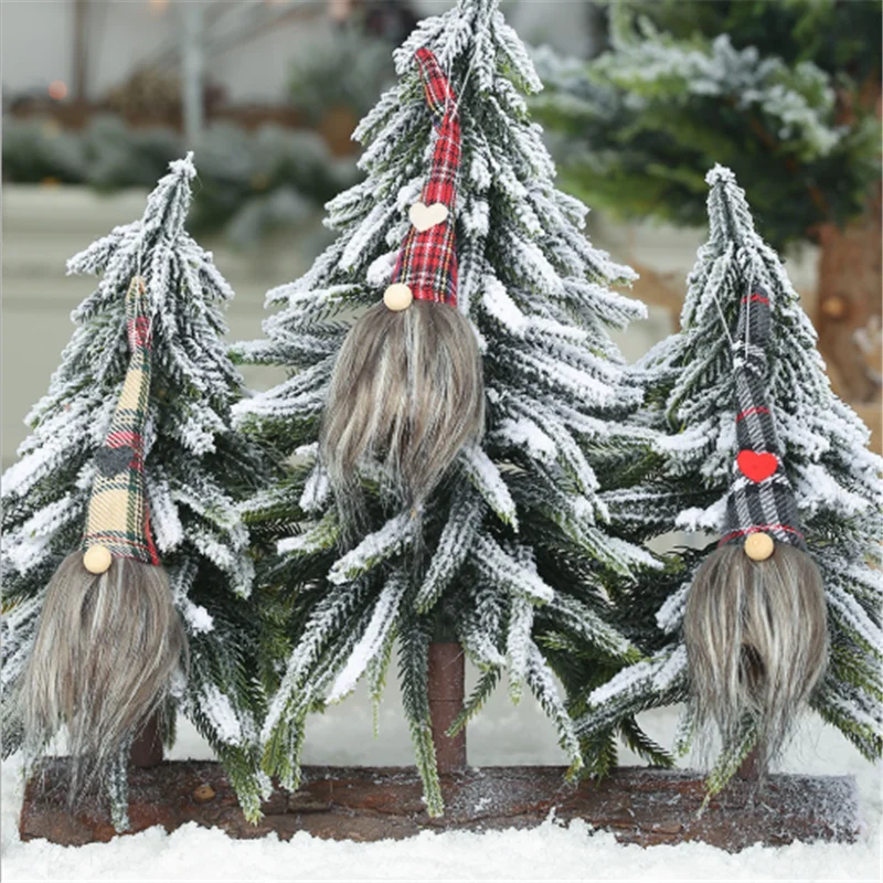 

Forest Old Man Faceless Doll Pendant Christmas Tree Decoration Pendant Christmas Decoration 2022 New Year Decoration Navidad