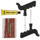 6 шт.компл. Универсальный комплект для ремонта шин для фиксации проколов и плоских разъемов, комплект для ремонта плоских шин автомобилей, грузовиков, мотоциклов