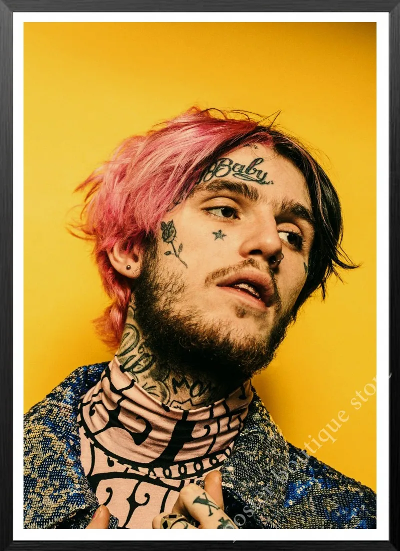 Хип-хоп рэпер Lil Peep постер наклейки на стену Винтаж крафт-бумага печать Высокое