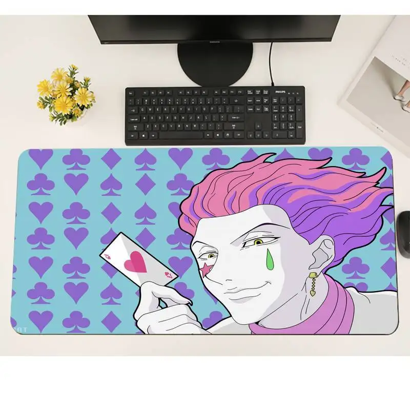 

Коврик для мыши домашний под заказ XXL, коврик для клавиатуры, коврики для мыши, настольные коврики Hunter X Hunter Gamer, мягкий Противоскользящий офи...