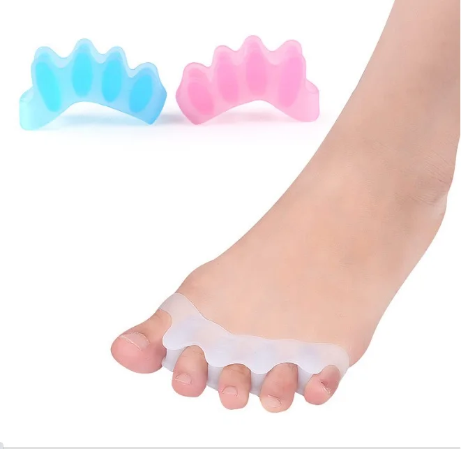 Ортопедический силиконовый разделитель для пальцев ног при вальгусной