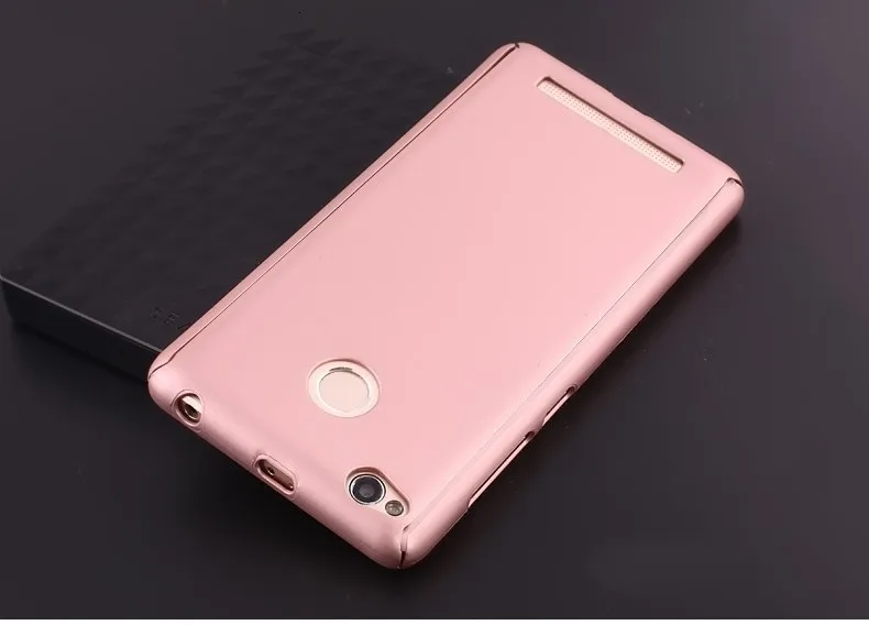 360 градусов Защитный чехол для Xiaomi Redmi 3 s закаленное Стекло спереди и длинное сзади чехол для всего тела на Xiomi Redmi 3 s Pro Prime чехол сумка