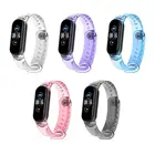 Ремешок из ТПУ Для Xiaomi Mi Band NFC 6 5 4 3, спортивный сменный Браслет для наручных часов MiBand 3 4 5 6 NFC
