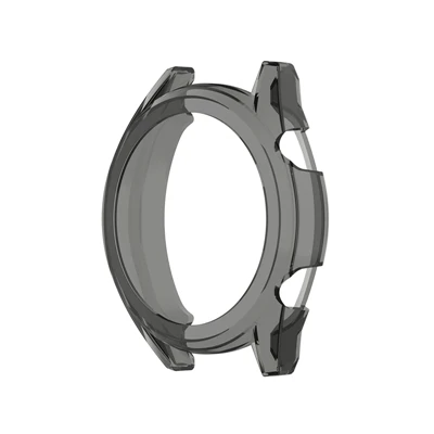 Clear Black Ультра тонкий умный чехол для huawei watch GT active 46 мм Смарт-часы Мягкий ТПУ защитный силиконовый чехол для huawei аксессуары GT - Цвет: Clear Black