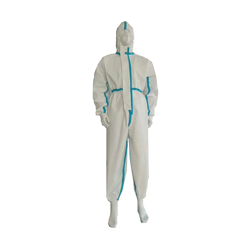 4 Pcs 175# Medical Anti Flu Suit Medical Protective Clothing Disposable Safety Coveralls For Nurse Doctor Prevent Bacterial