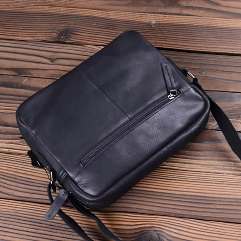 AETOO Leather handmade men's bags head leather slant edifer casual postman large-capacity shoulder |