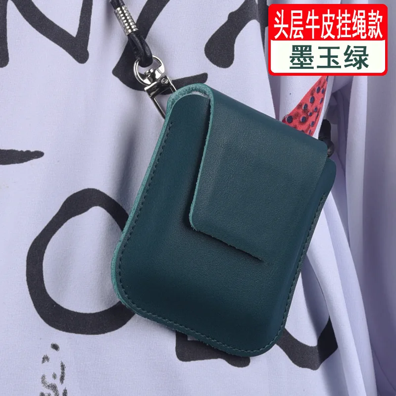 

Luxury Genuine Leather Case Pouch For Samsung Galaxy Z Flip 3 Case Bag Pouch For Galaxy Z Flip3 5G Bag