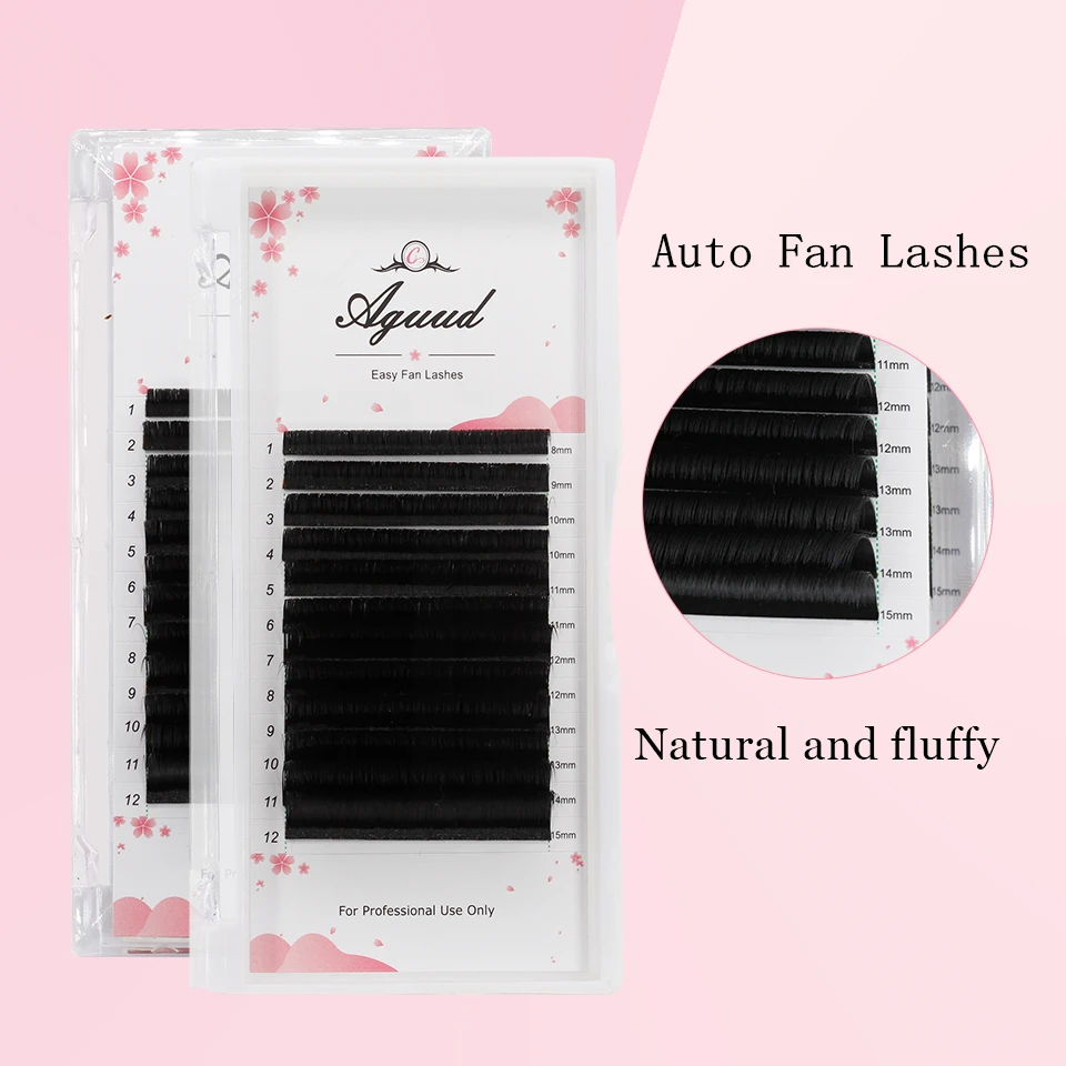 Наращивание ресниц AGUUD Easy Fan DIY 2d/3d/4d/10d наращивание из искусственной норки 0 03 05 07