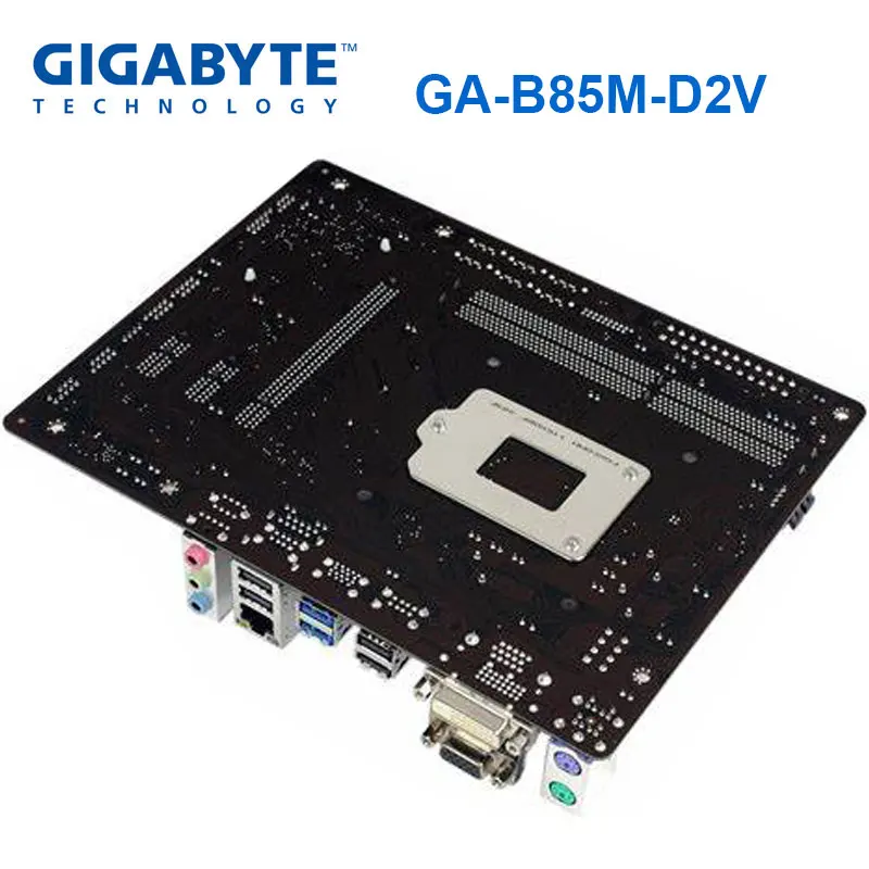Gigabyte GA B85M D2V Intel Core i5 4460S 100% оригинальная материнская плата LGA 1150 DDR3 16G B85 настольная