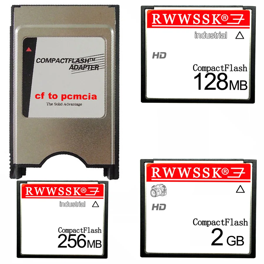 Промышленная компактная флэш карта cf для pcmcia 128 МБ 256 512 1 Гб 2 с станка ЧПУ IPC