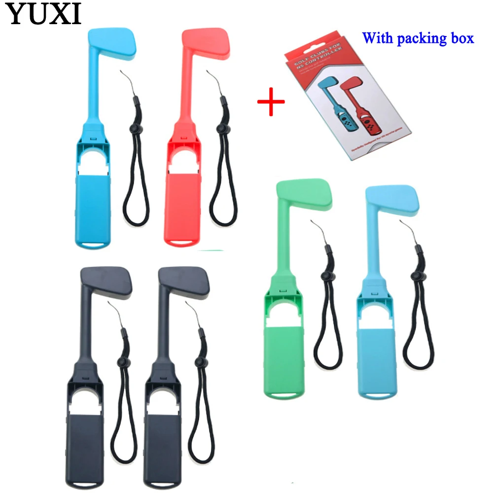 

YUXI For switch NS Golf Clubs Grips Set Hand Grips Gaming for Nintendo Switch Game Console Accessories Components