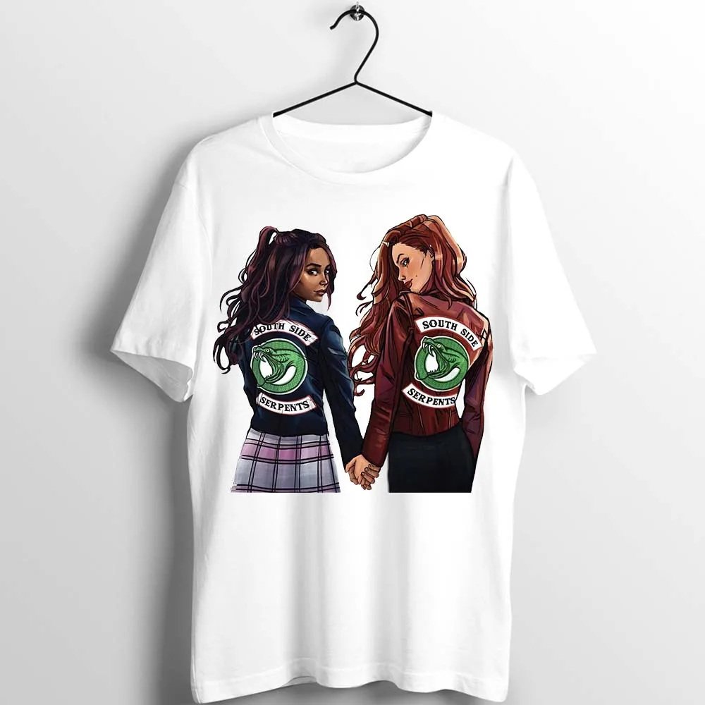 Женская футболка с изображением ривердейла Шерил Блоссом The Kiss Awesome Girl's Tee - Цвет: 5S026W