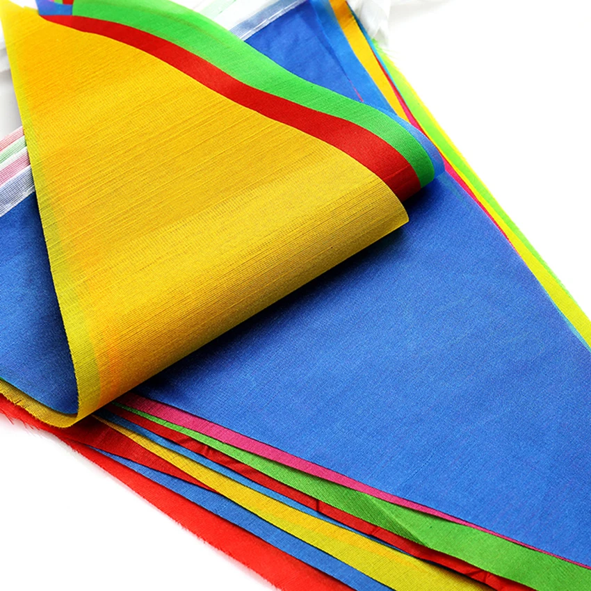 Счастливый флаги для украшения Брак вечерние поставки фестиваль Одежда свадьбы