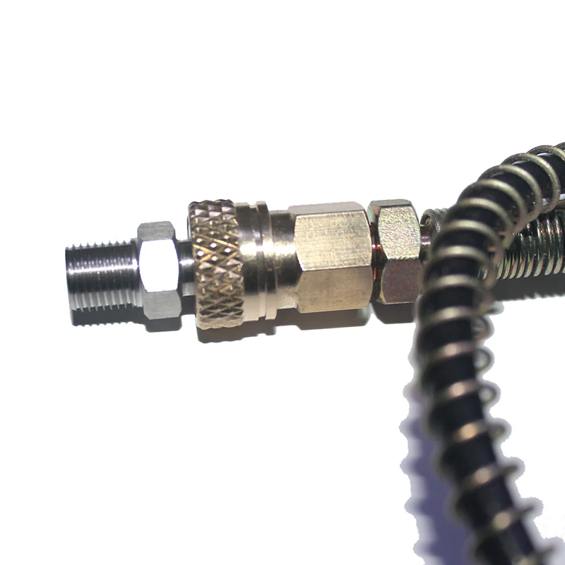 PCP Airforce Пейнтбол нержавеющая сталь 8 мм штекер быстроразъемный соединитель M10 * 1