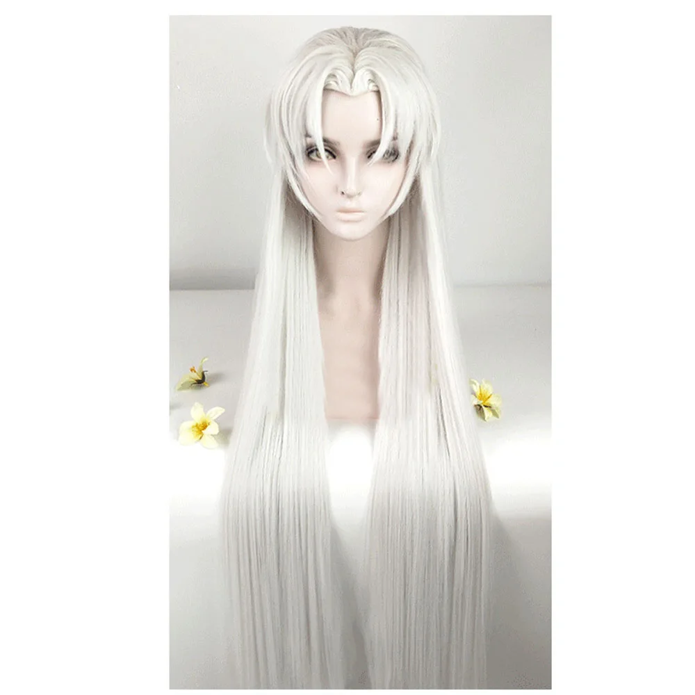 Обувь для косплея Аниме Inuyasha Sesshomaru маска кимоно парик волос Стиль костюмы