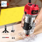 Электрический ручной триммер, гравировальный станок для отделки дерева, 680 Вт, обновление 2020