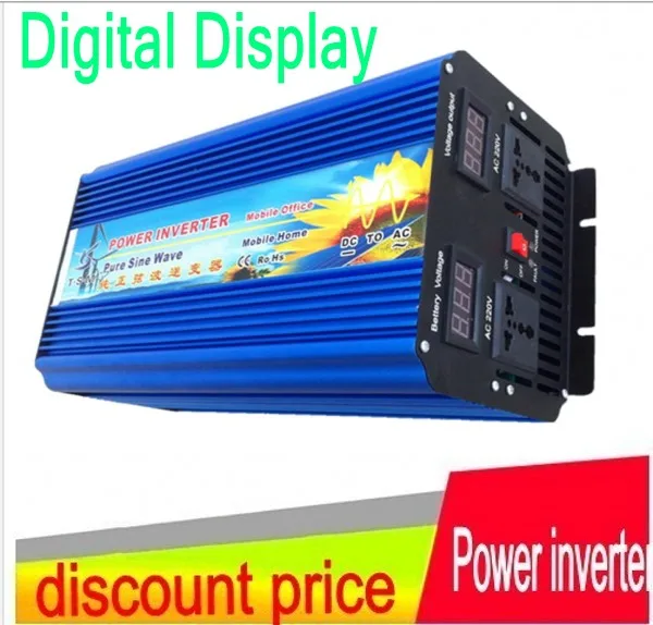 

Pure Sine Wave Inverter 50Hz 60Hz 6000W peak 12000W DC 12V 24V To AC 220V inverter Power Converte Micror Car Voltage transforme