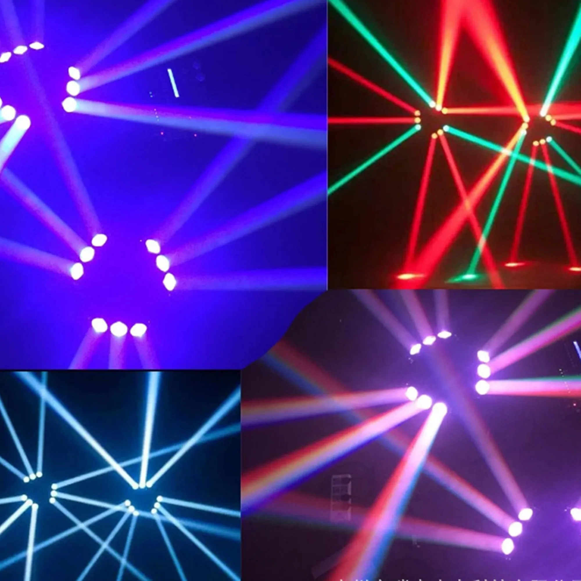 

Mini LED Beam 9x10W Spider DMX512 Stage Effect Lighting Good For DJ Disco Party Dance Floor Nightclub And Christmas Decorations