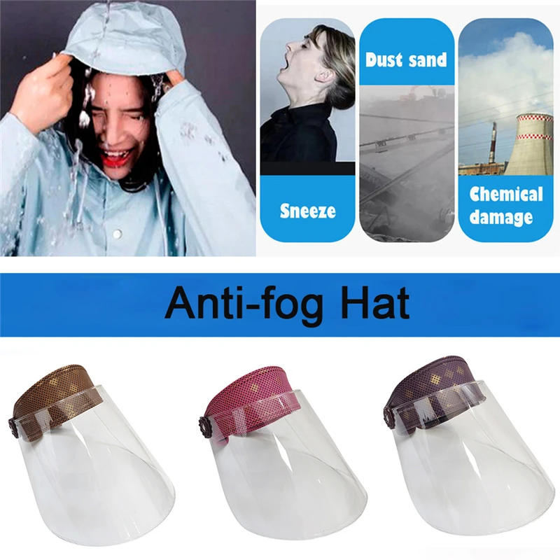 

Anti-spit Reusable Protective Mask Peaked Hat Dustproof Cover Shield Screen Baseball Cap Adjustable Eye Protection A80