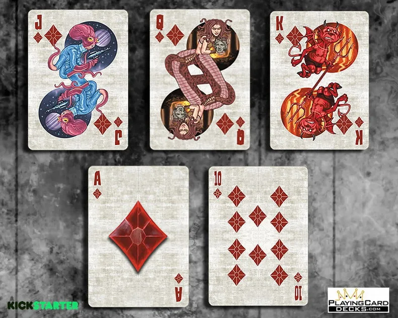 Велосипед Monster Premium колода игральных карт размер покера USPCC Ограниченная серия
