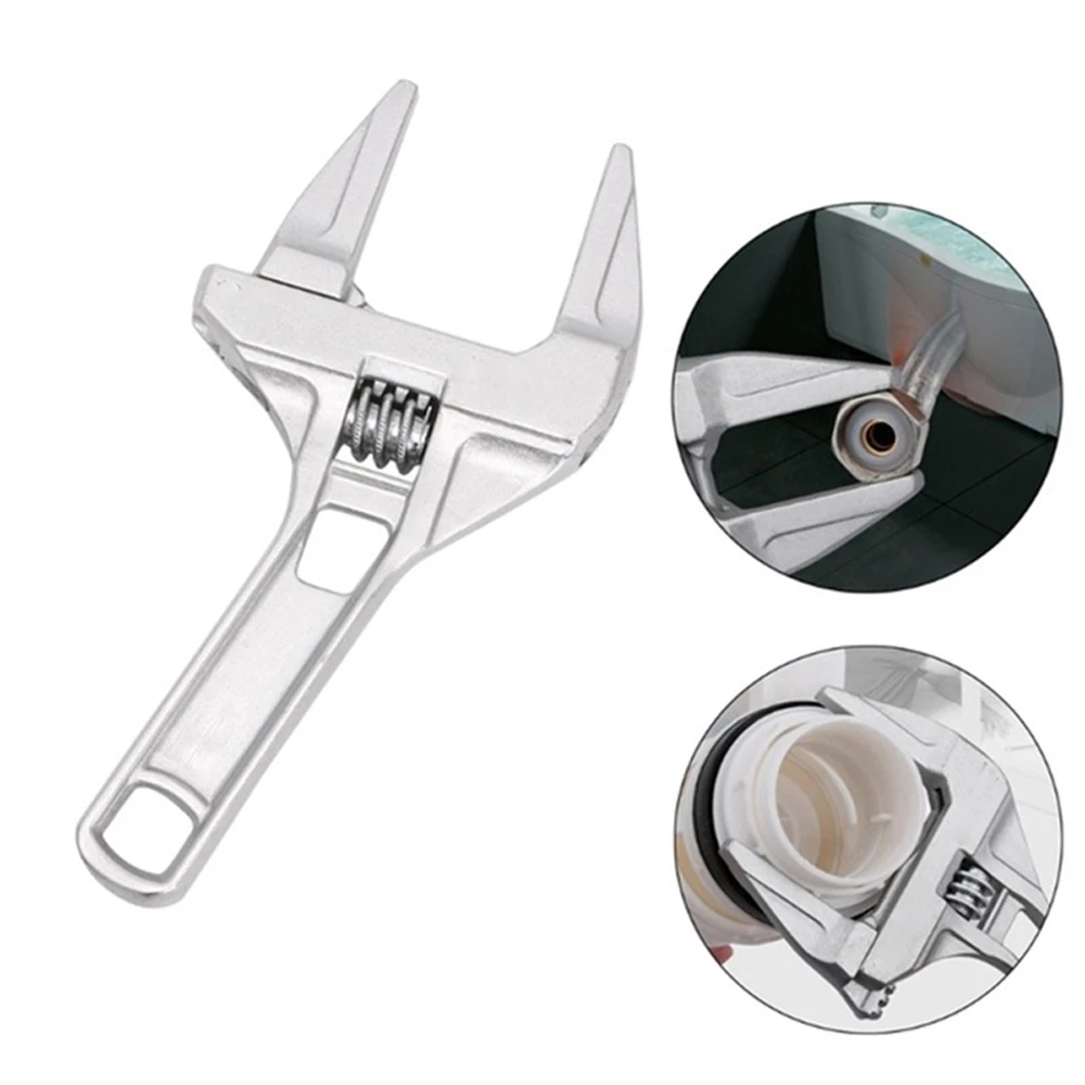 6-68mm Aleación de aluminio multifuncional llave de baño ajustable llave inglesa universal con herramientas de mano de apertura extra grande