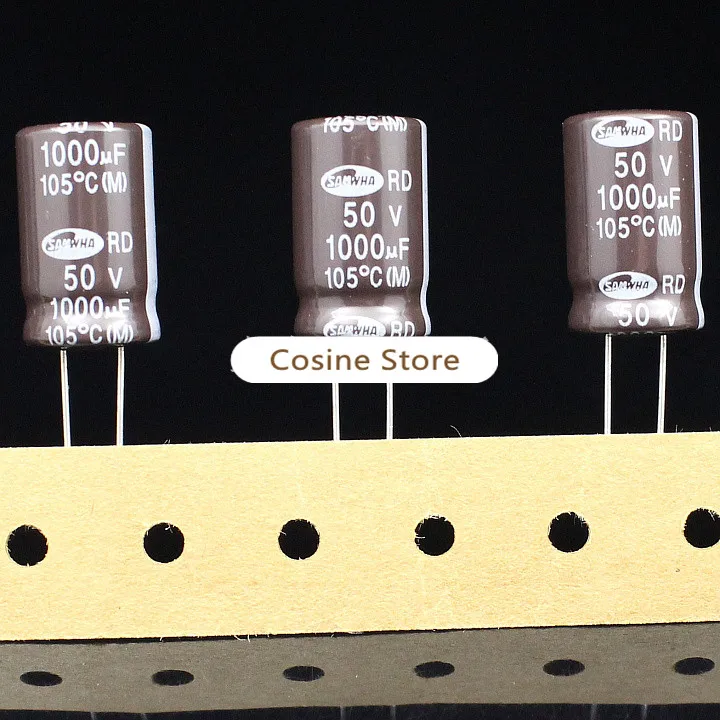 20 шт./лот двухконтактный электролитический оригинальный импортный конденсатор