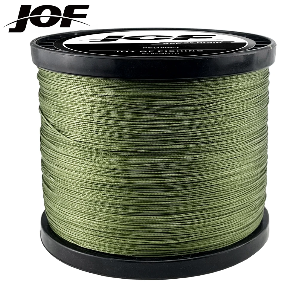 

JOF 8 Strands 1000M 500M 300M 100M Braided Fishing Line Carp Fishing Weaves Linha de Pesca Multifilamento 8 fios