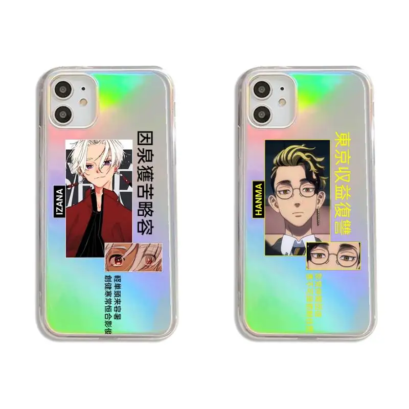 

Tokyo Revengers anime Phone Case Transparent for iPhone 7 8 11 12 se 2020 mini pro X XS XR MAX Plus