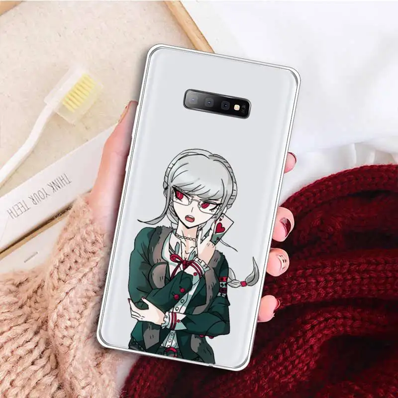 

Danganronpa V3 hot anime Phone Case Transparent for samsung A 21s 71 S 8 9 20 note 10 20 ultra plus