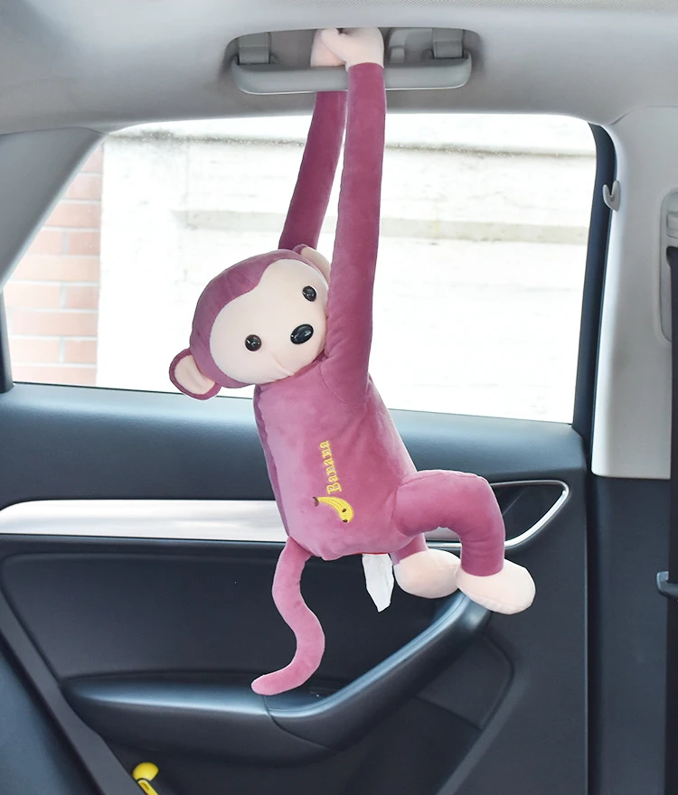 

Милая мультяшная автомобильная коробка для салфеток, креативный милый кролик, Короткий держатель для автомобильного подлокотника, коробка...