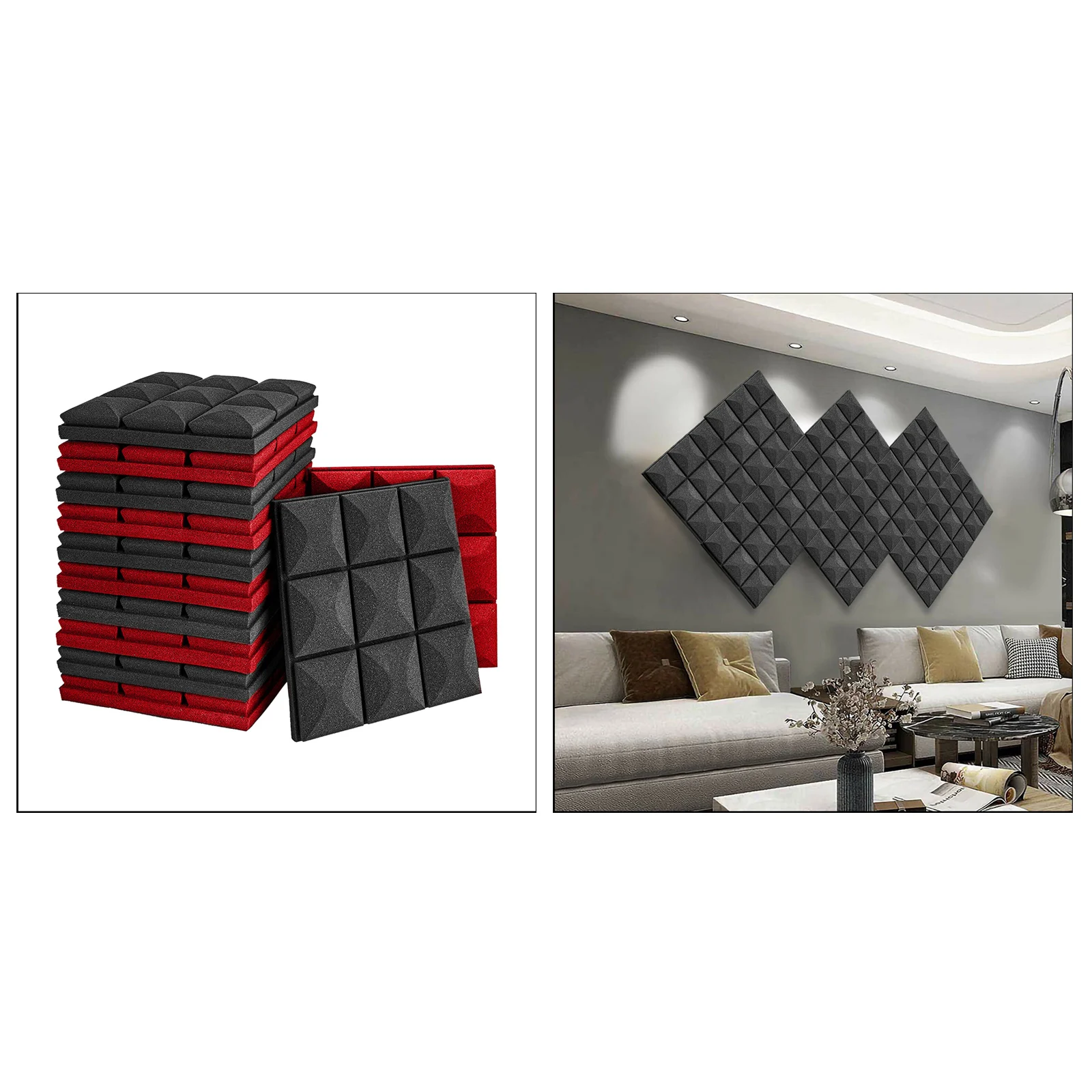

12 шт., панели из пенопласта, 12x12 дюймов