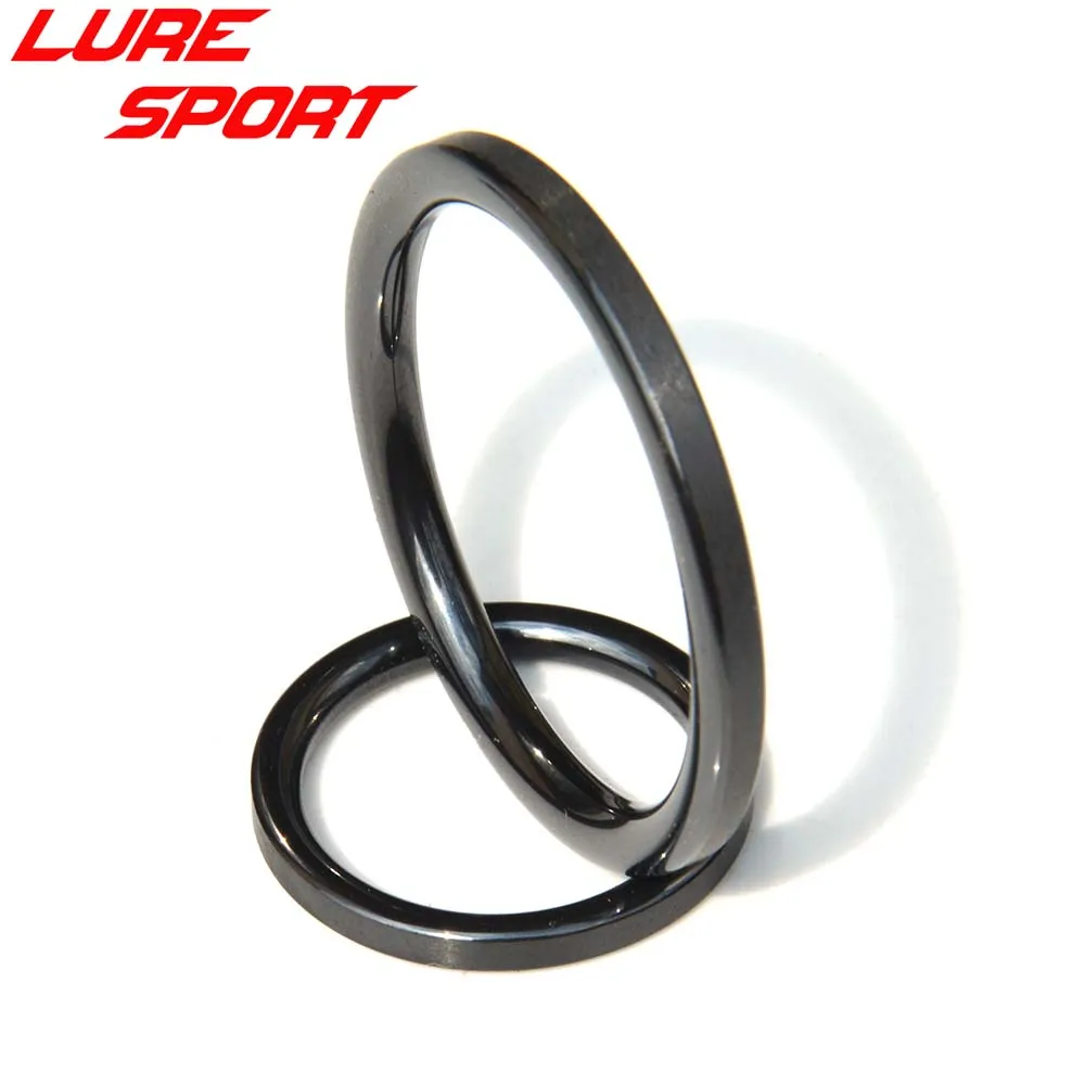 LureSport 2-30pcs/lot size3-50 LS Ring Black Thin Ring for Rod Guide Rod Building component Repair DIY Accessory