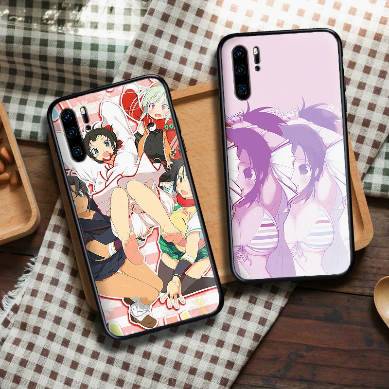 sexy cute Senran Kagura anime For Huawei Y6 Y7 2018 Y9 Prime 2019 Mate 10 20 Pro Nova2 3 4 Lite Nova 2i 3i 5i Soft Silicone Case | Мобильные