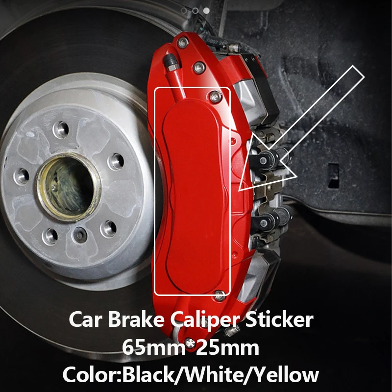 

2pcs New Car brake Caliper Sticker Car Body Decals For M BMW X1 X3 X5 X6 E30 E90 M3 E84 E83 F25 E91 E60 F15 F16 E70 F30 F10 E63