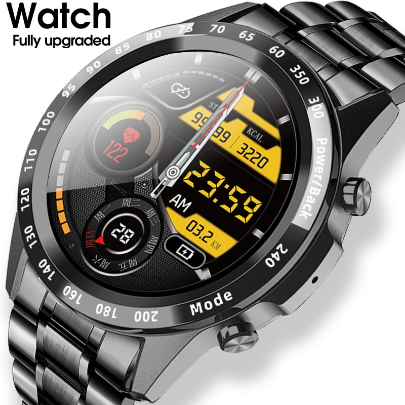 

2021 New Smart Watch Men Full Touch Screen Sports Fitness Watch IP68 Waterproof Bluetooth Call For Android ios smartwatch Mens