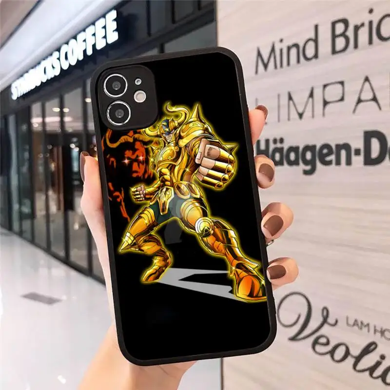 

Anime saint seiya Masami Chada Phone Case Matte Transparent for iPhone 7 8 11 12 s mini pro X XS XR MAX Plus cover funda