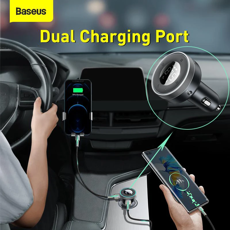 MP3 плеер Bluetooth 5 0 быстрое автомобильное зарядное устройство USB Aux радио Громкая