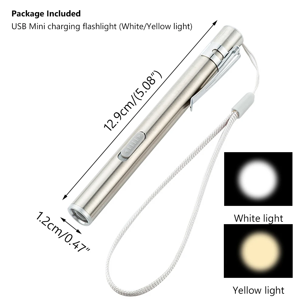 구매 휴대용 LED 손전등 작업 빛 의료 응급 처치 펜 빛 토치 램프 동공 게이지 측정 의사 간호사 진단