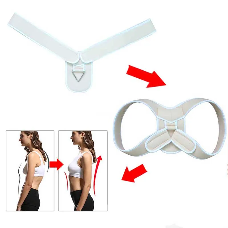 

Back Posture Corrector Shoulder Straight Support Brace Belt Therapy Men Women