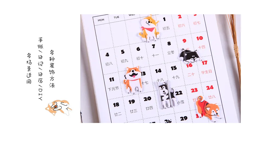 Cute Shiba 3D Foam Paste Decorative Stickers Adhesive Stickers DIY Decoration Diary Stickers