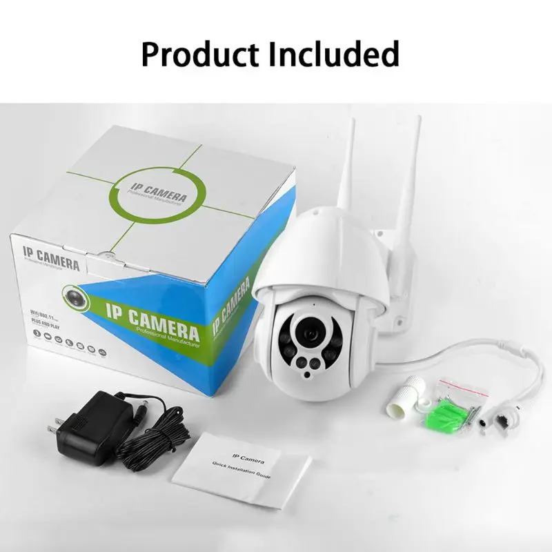 

Wireless Security Camera 1080P Security Camera Speed Dome 4X Digital Zoom Outdoor Surveillance Camara New