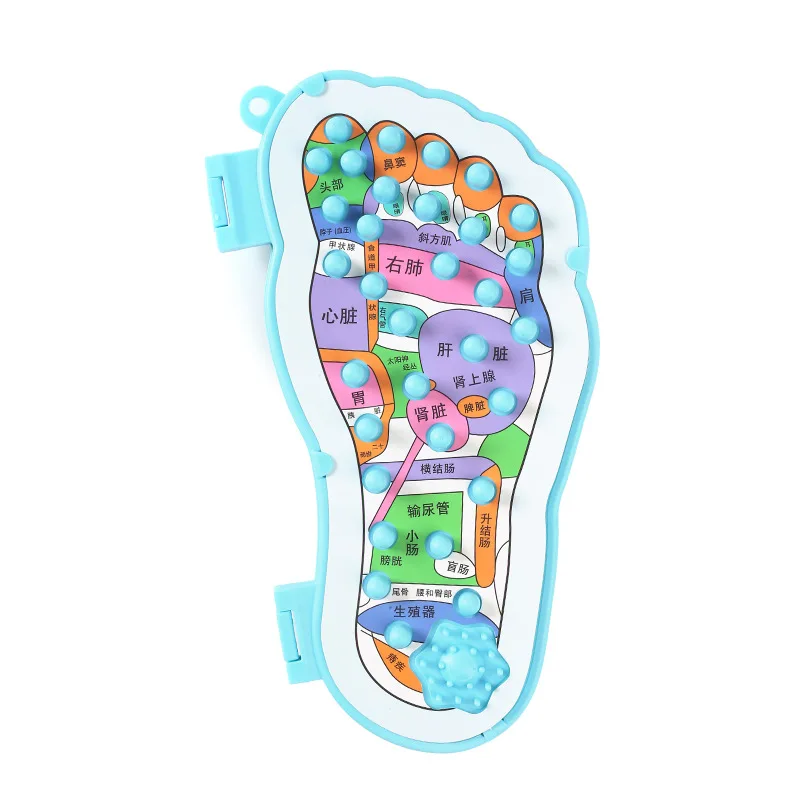 

Shiatsu Foot Massager Pad Toe Pressure Plate Blood Circulation Acupuncture Therapy Reflexology Pain Relax Relief Foot Massager