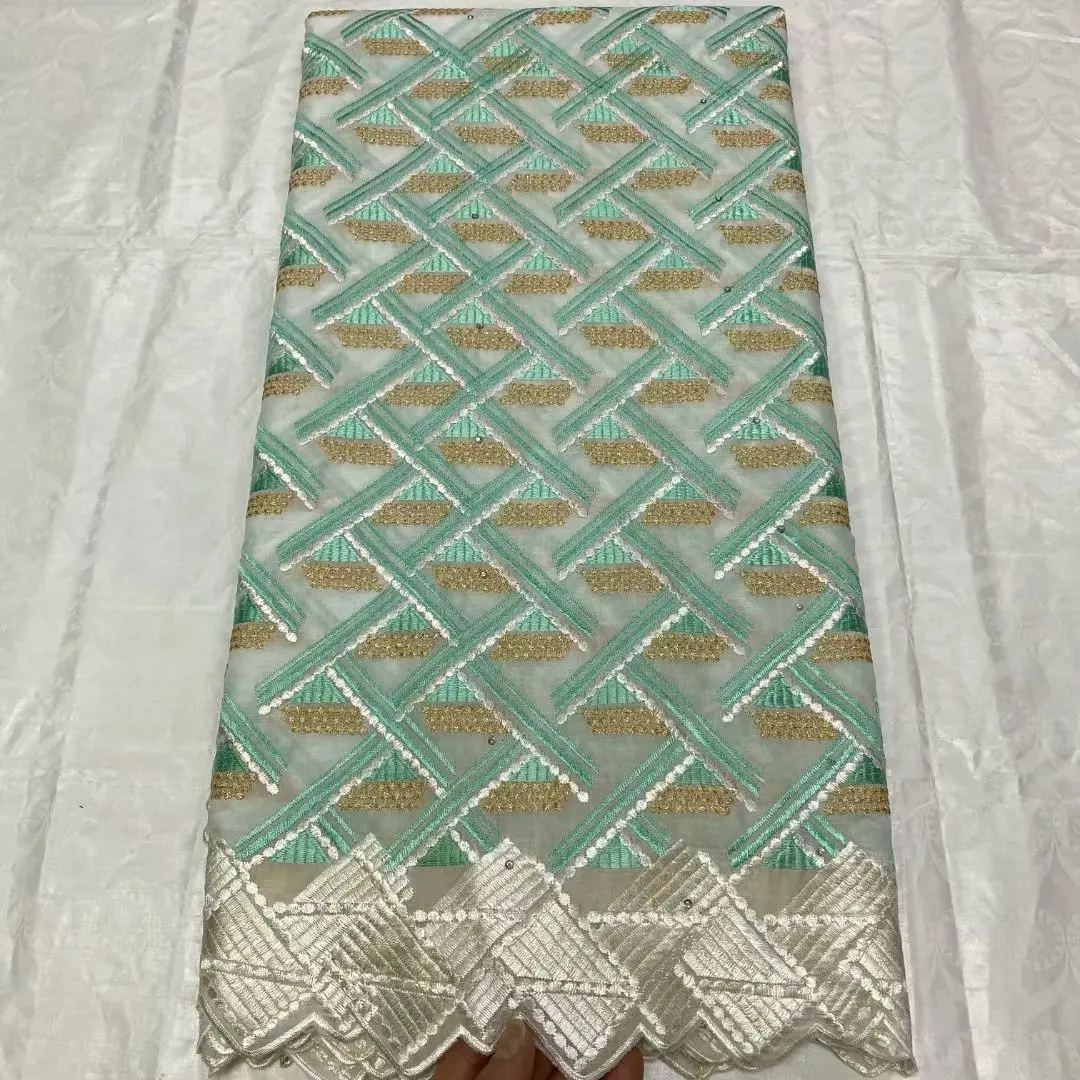 

2021 Swiss Voile Lace Fabric African Cotton Cloth Suisse Embroidery Nigerian Tissus Encaje Tela Algodone For Sewing Dress OCH109