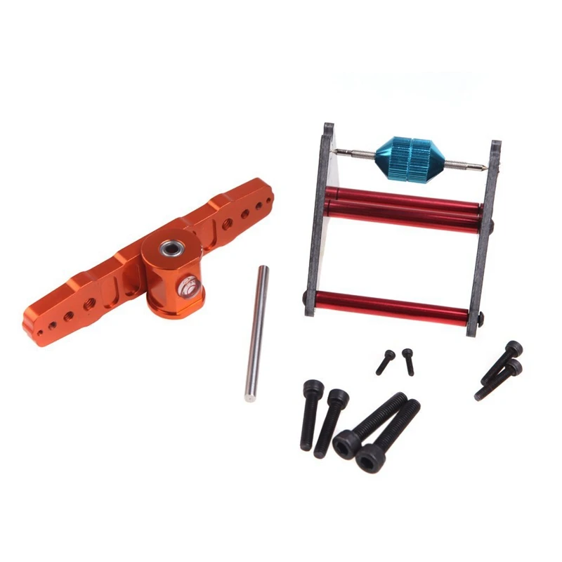 

Blade Propeller Balancer for 250 450 500 600 700 RC Helicopter Multirotor Airplane Orange and black